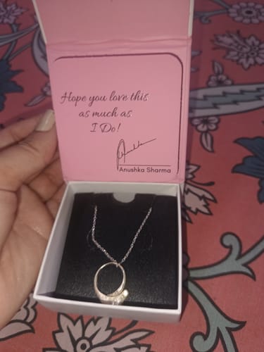 Customer photo review of Silver Mystic Moonbeam Link Chain