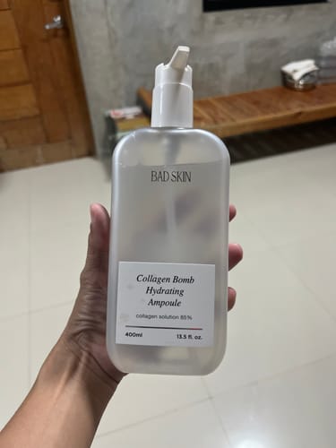 Customer photo review of Bad Skin™ Korean Collagen Bomb Hydrating Ampoule