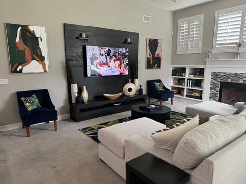 Customer review photo for Colorful Painting #CA070