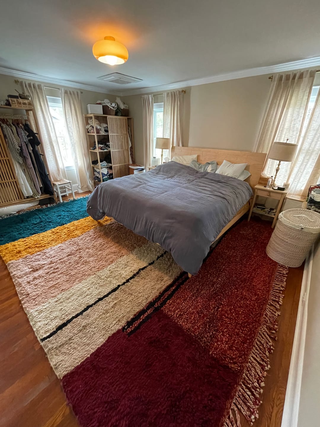Customer photo review of Kimma | Luxurious Beni Mrirt Moroccan Rug - Plush Bedroom Shag Elegance - Custom-Size