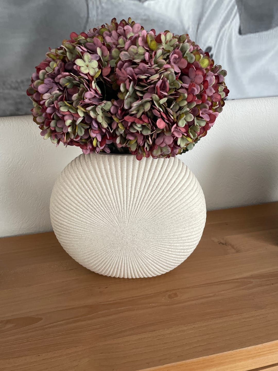 Customer photo review of Grote Zijden Hortensia - Paars