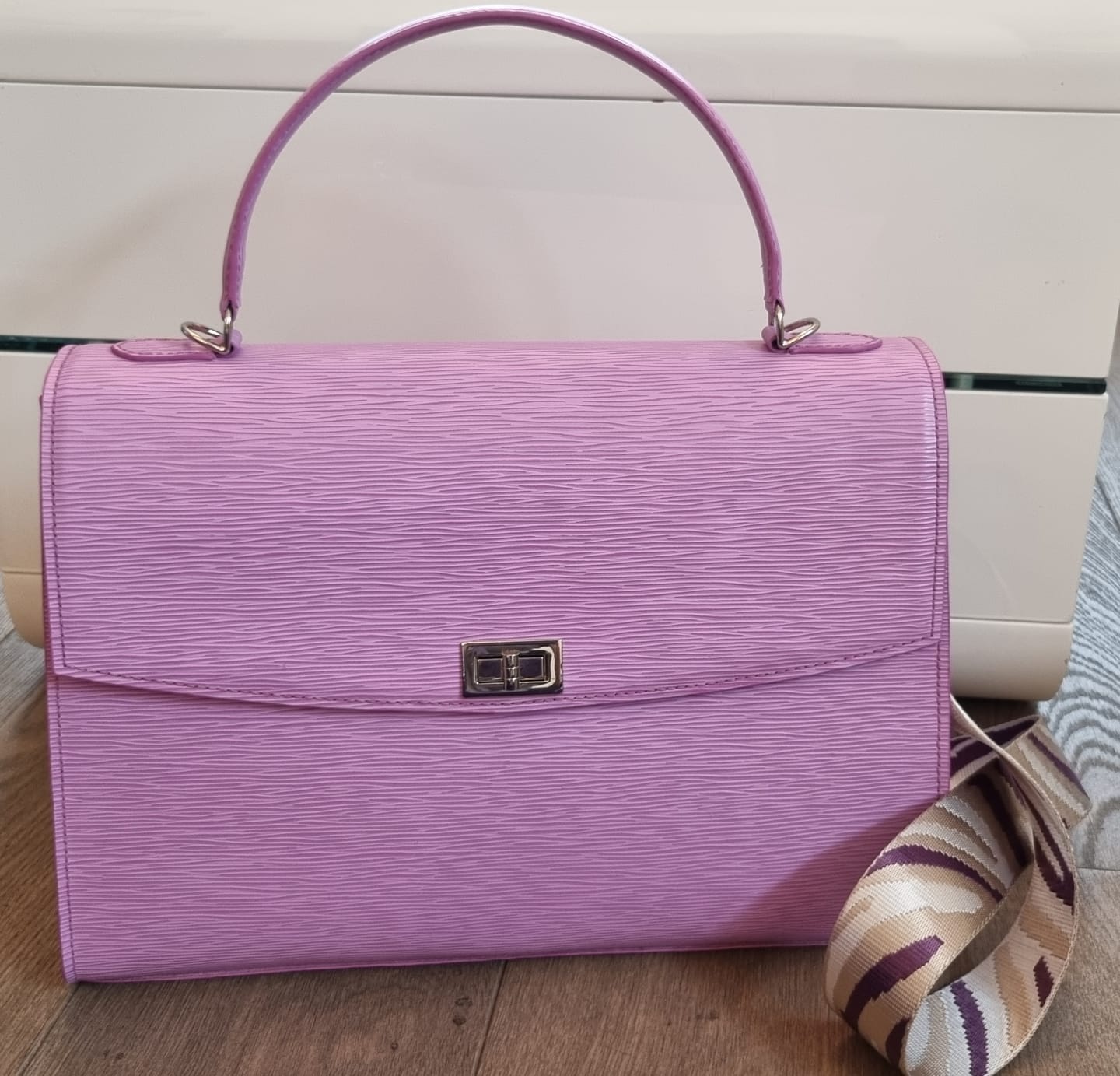 Customer photo review of DIY-Box: The Business Bag *Runde Klappe*