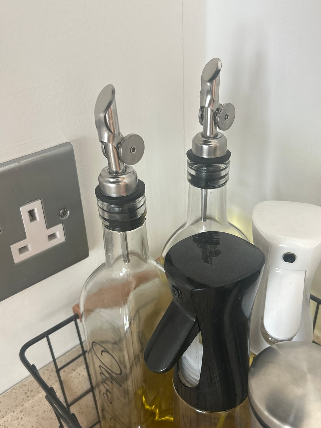 Customer photo review of Oil Bottle Replacement Pourer