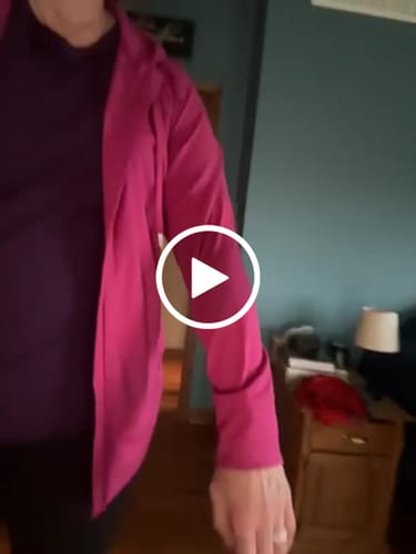 Customer video review of Ryann Hoodie - Berry Punch