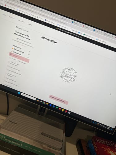 Customer photo review of Preconception To Motherhood Course