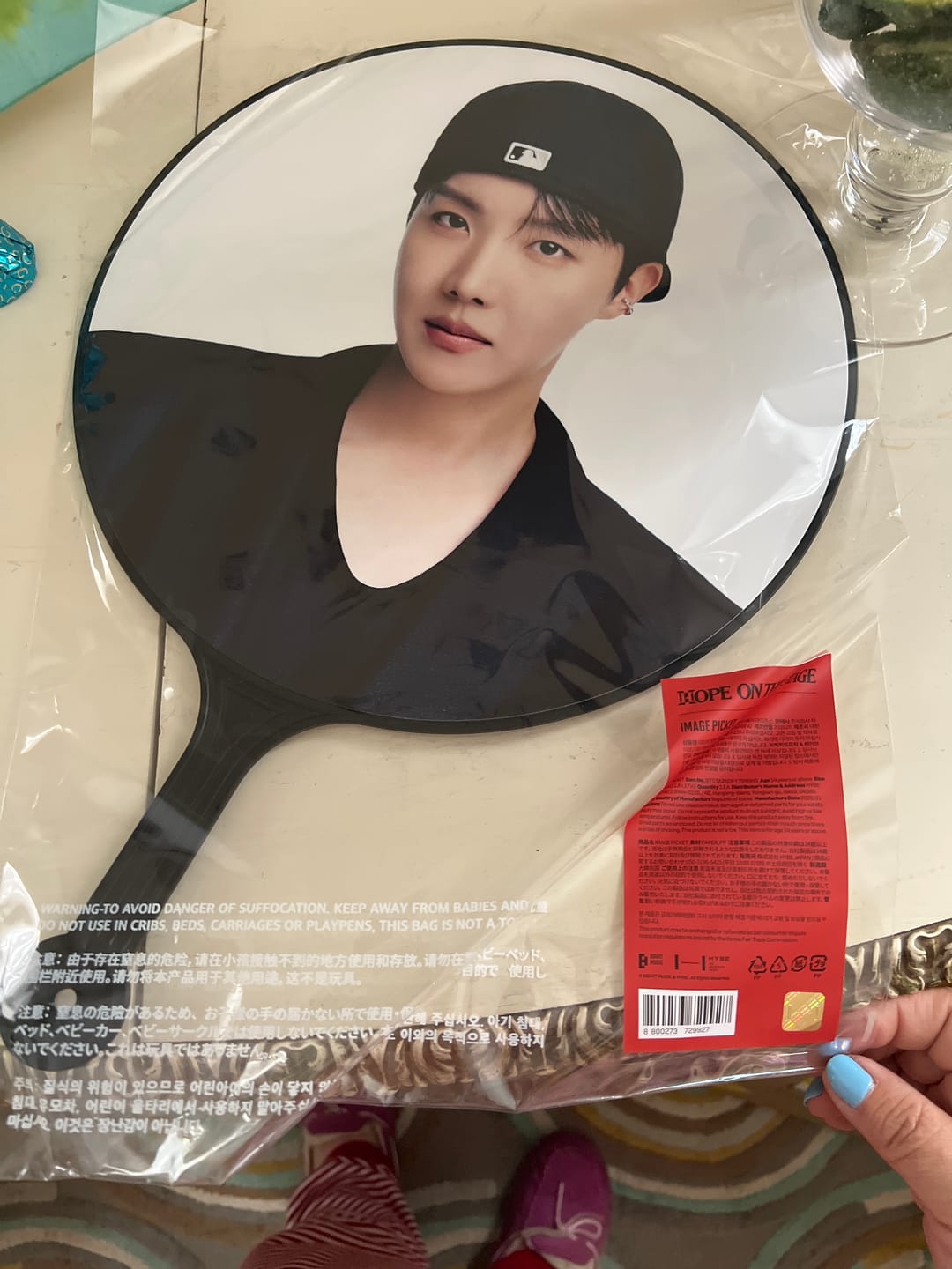 Customer photo review of [2ND PRE-ORDER] BTS J-HOPE - HOPE ON THE STAGE OFFICIAL MD IMAGE PICKET