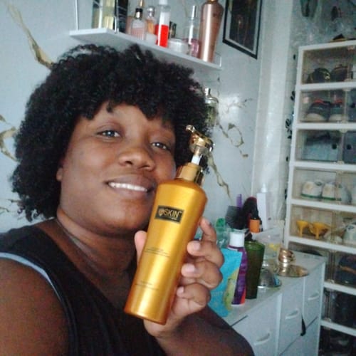 Customer photo review of Anti-Aging Moisturizing Body Lotion