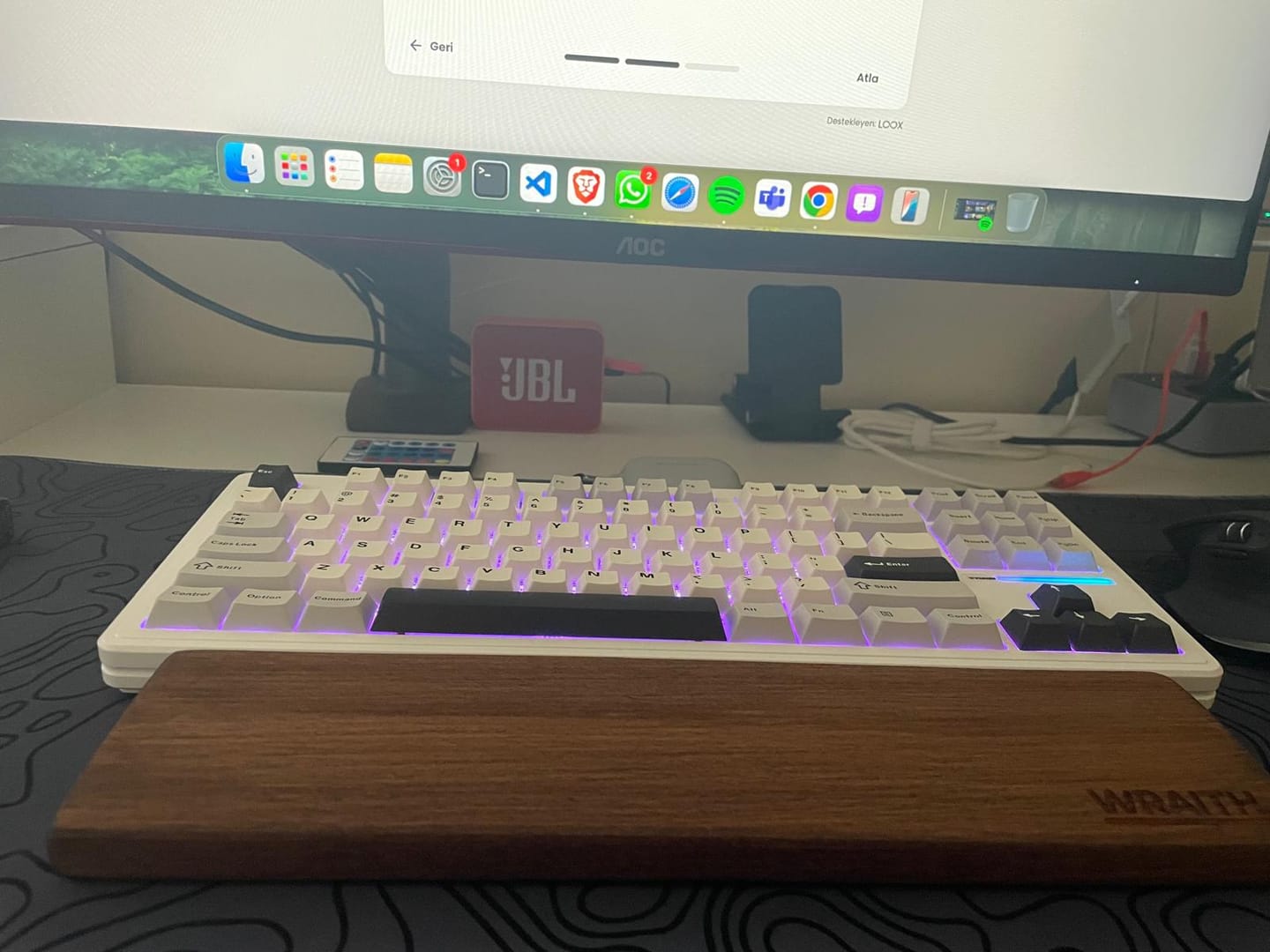 Customer photo review of Wraith Ahşap Bilek Desteği