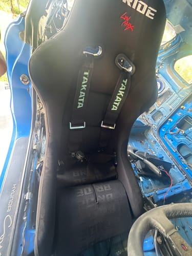 Customer photo review of Takata 4 Point Harness - Black Style