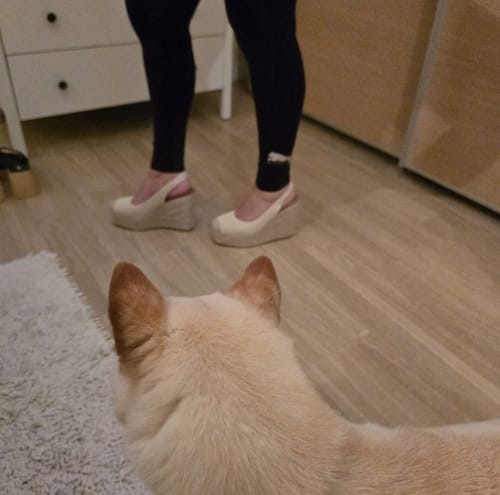 Customer photo review of Valeria – Soft Beige