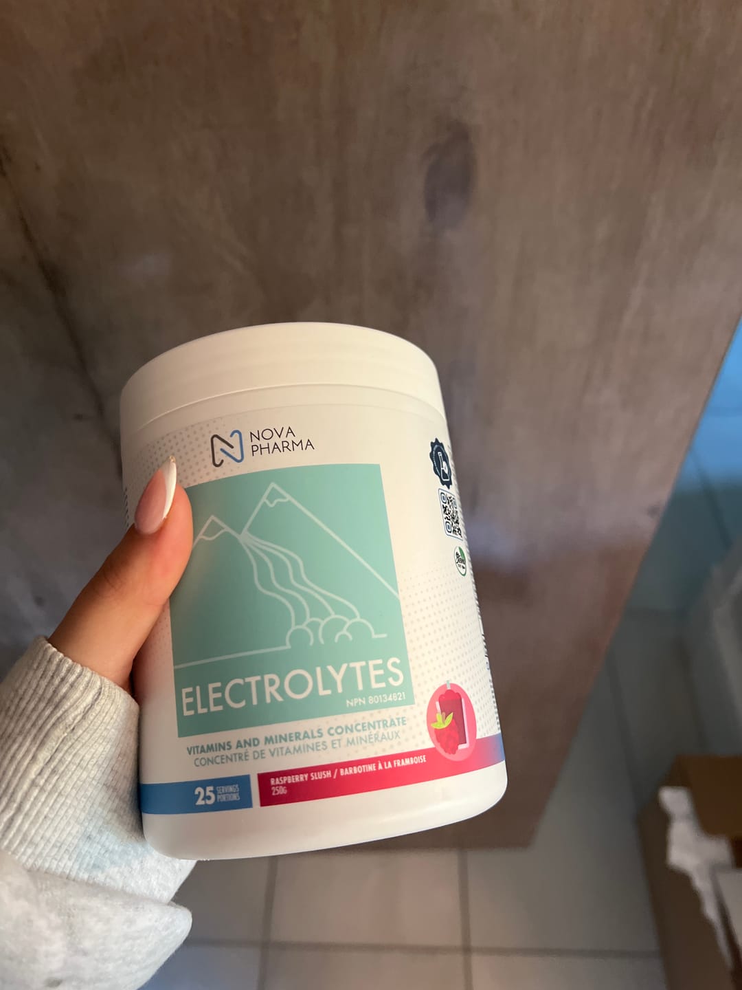 Customer photo review of Nova Pharma - Électrolytes 250g