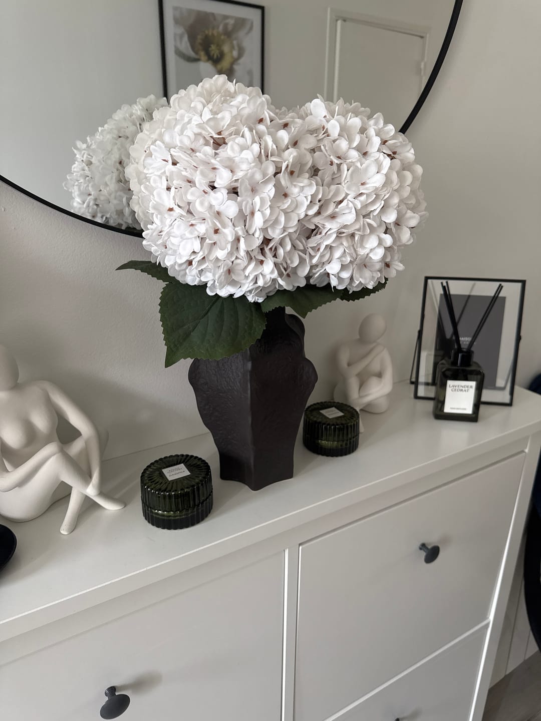 Customer photo review of Grande Hortensia (5 tiges) - Blanc