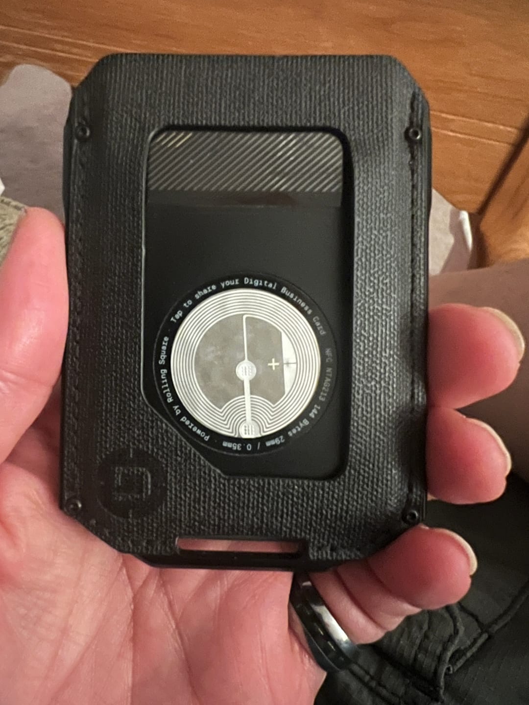 Customer photo review of M4 MAVERICK™ RAIL WALLET with TITANIUM CLIP