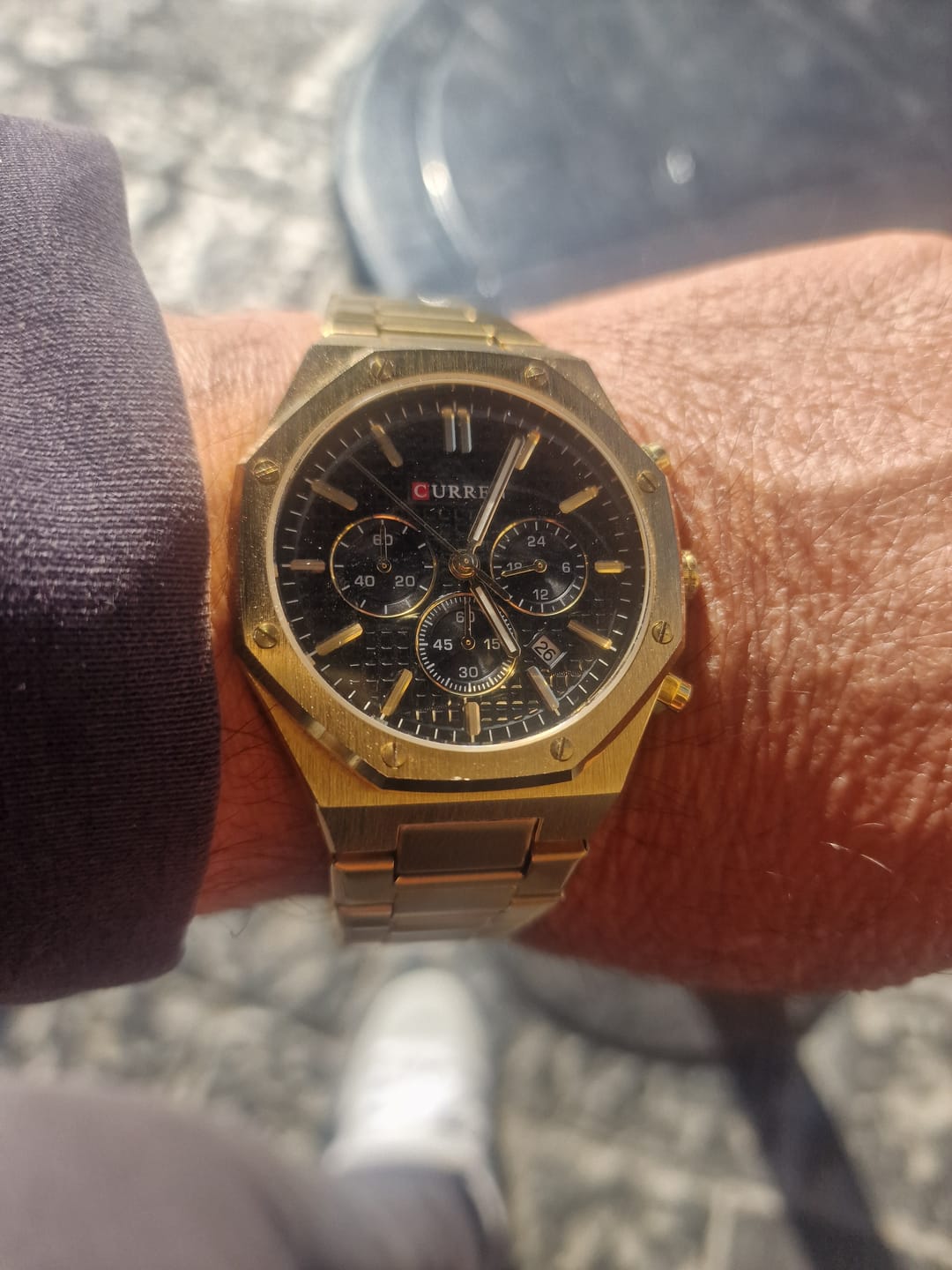 Customer photo review of Curren Atene® orologio uomo acciaio