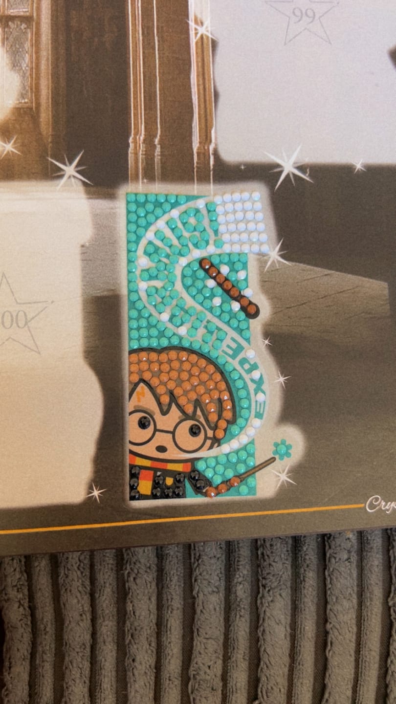 Customer photo review of Harry Potter Crystal Art Sticker Album - Starter Pack