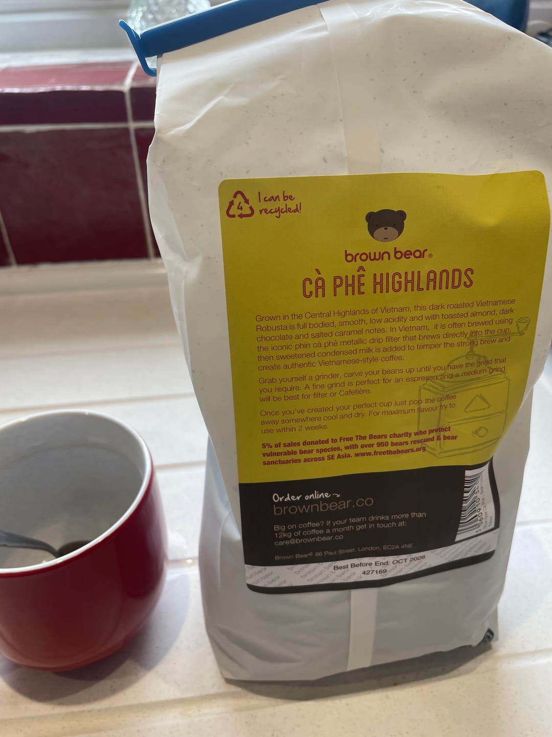 Customer photo review of Vietnam Ca Phe Highlands - 1kg