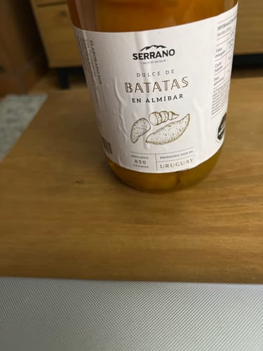 Customer photo review of Batatas en almíbar, Artesanales, Orgánicas