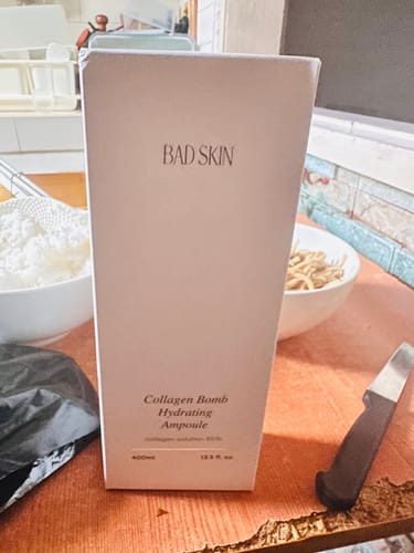 Customer photo review of Bad Skin™ Korean Collagen Bomb Hydrating Ampoule