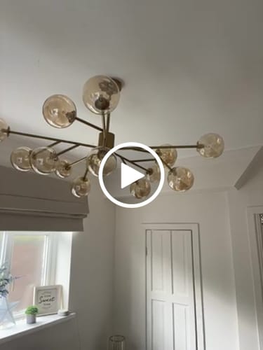 Customer video review of 15-Light Sputnik Modern Sphere Chandelier