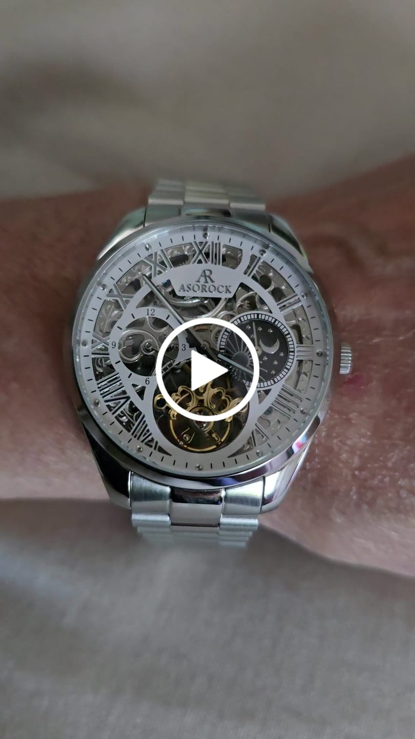 Customer video review of silver/white Villa tourbillon