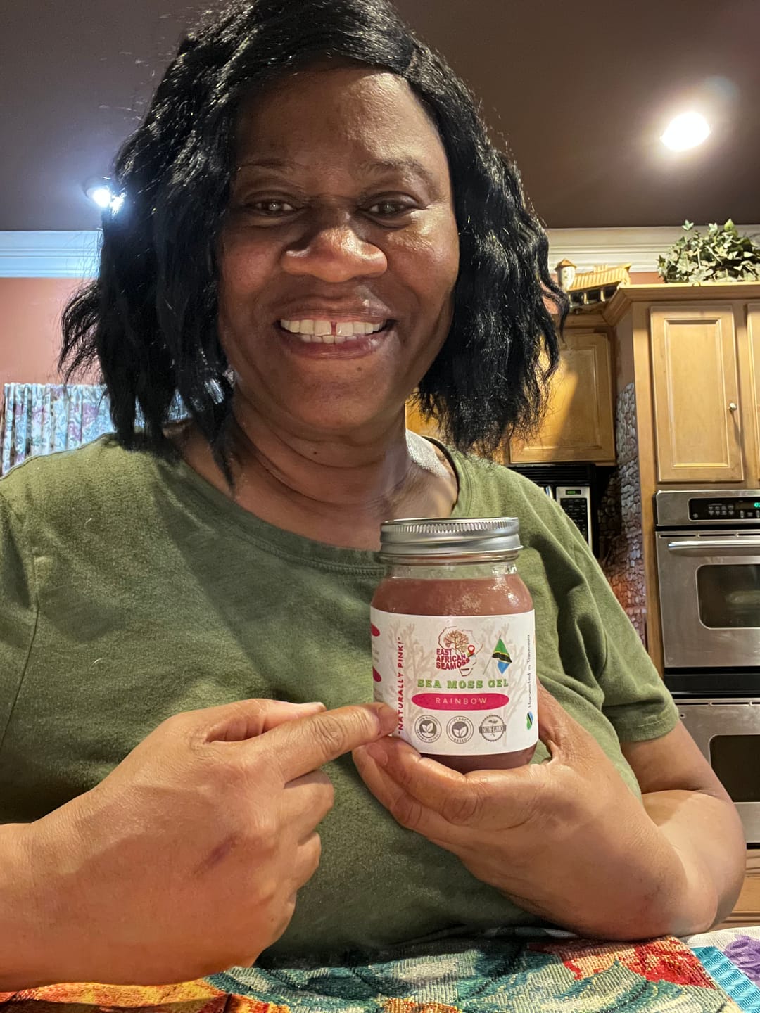 Customer photo review of RAINBOW Sea Moss Gel (unflavored)