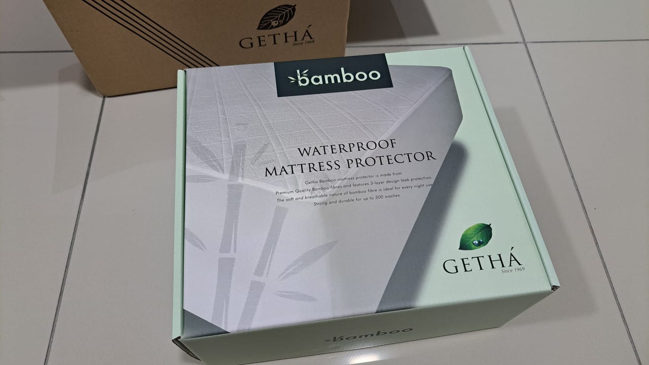 Customer photo review of Bamboo Waterproof Mattress Protector