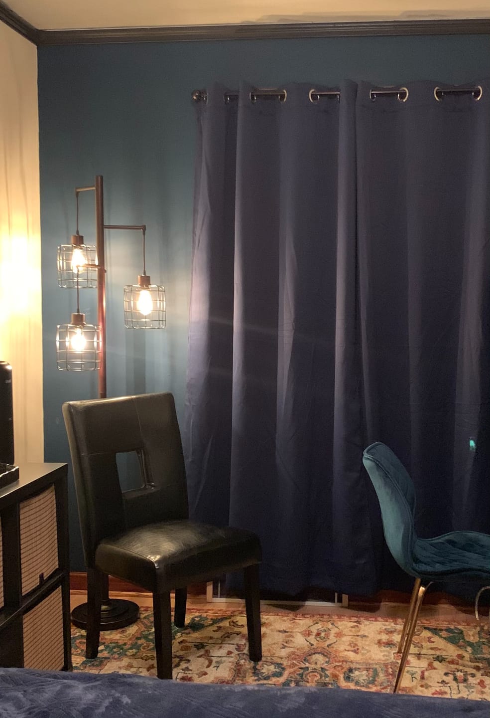 Customer photo review of Hussein 4 Layers OEKO Certified Soundproof Thermal 100% Blackout Anti-Dust Premium Custom Curtain