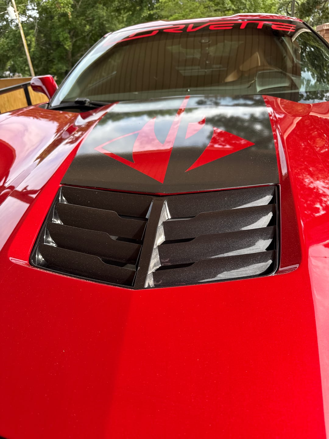 Customer photo review of Corvette C7 Base Model Z06 Conversion Hood Vent