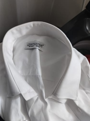 Customer photo review of Double Delight White Shirts - 2 Pcs Combo Pack