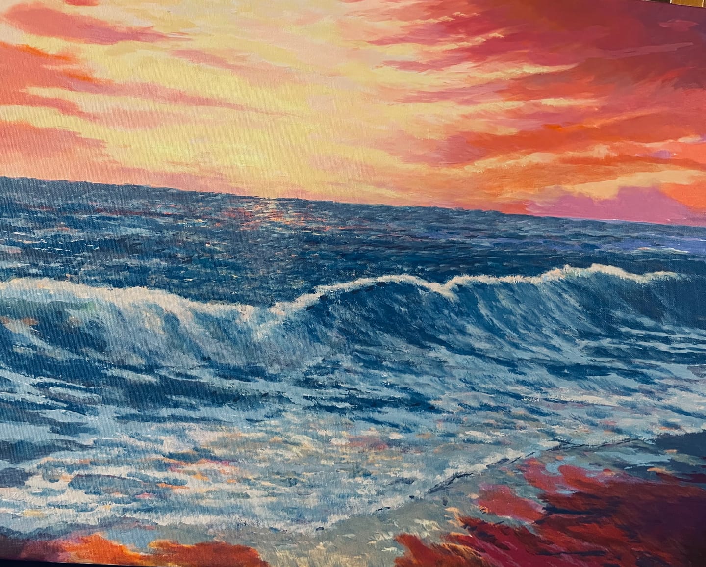 Customer photo review of Sunset Surf