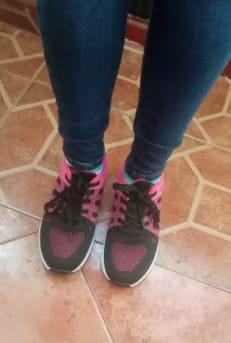 Customer photo review of Ortho Sport Max Zapatillas ortopédicas para el dolor de pies