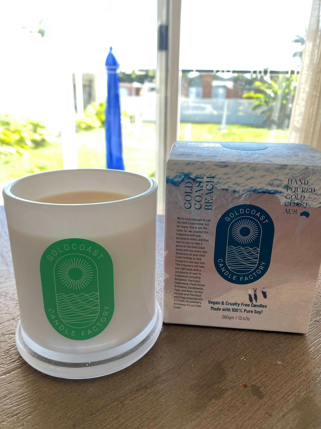 Customer photo review of Gold Coast Beach Signature Candle 380g