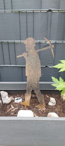 Customer photo review of Gartenstecker Bergmann "Kumpel"