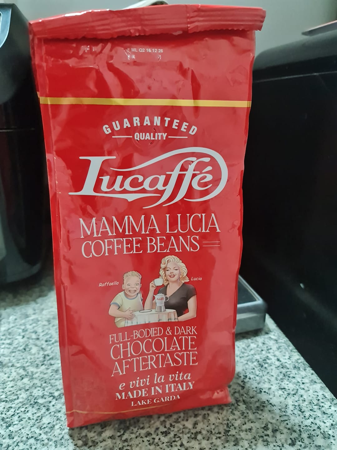 Customer photo review of Lucaffe Mamma Lucia 1 kg Grano Entero