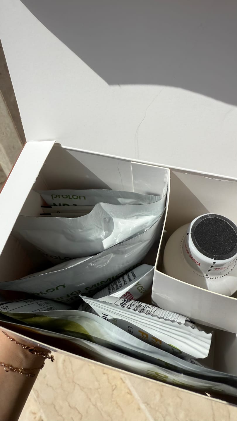 Customer photo review of Prolon 5-day anti-aging & weightloss program