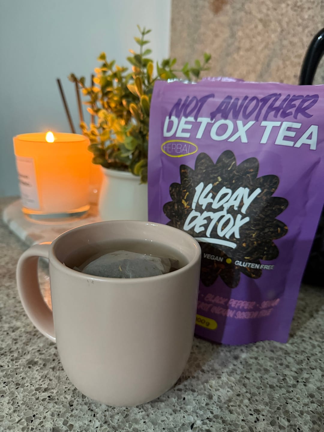 Customer photo review of 14 Day Detox Tea