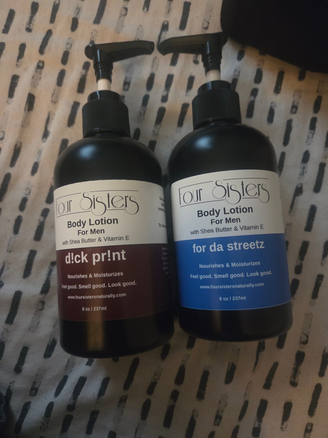 Customer photo review of Men's Body Lotion