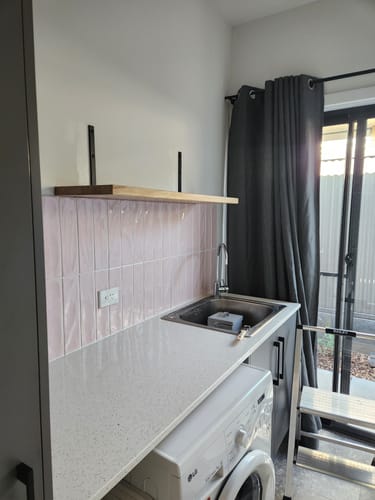 Customer photo review of Floating Shelf