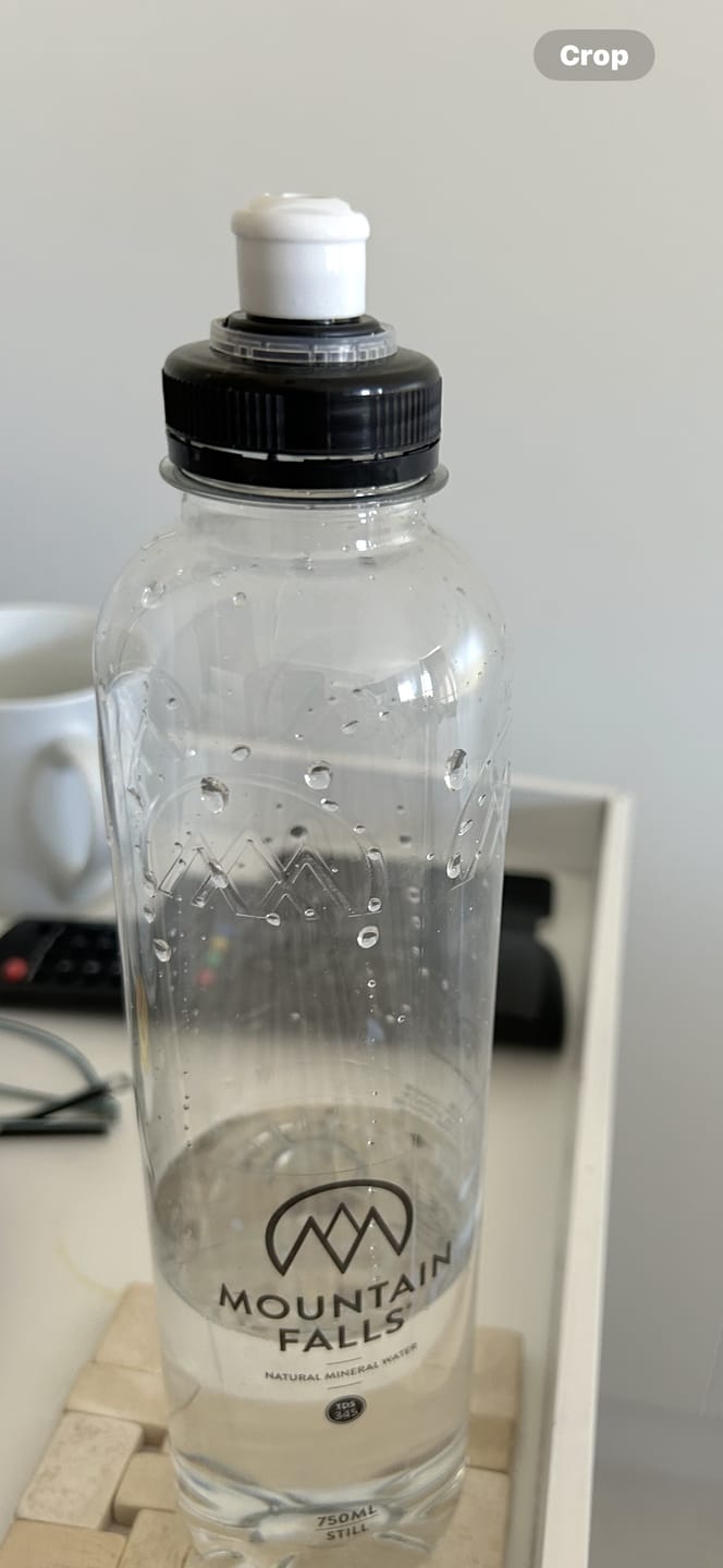 Customer photo review of 750ml Still Mineral Water - Sports Bottle