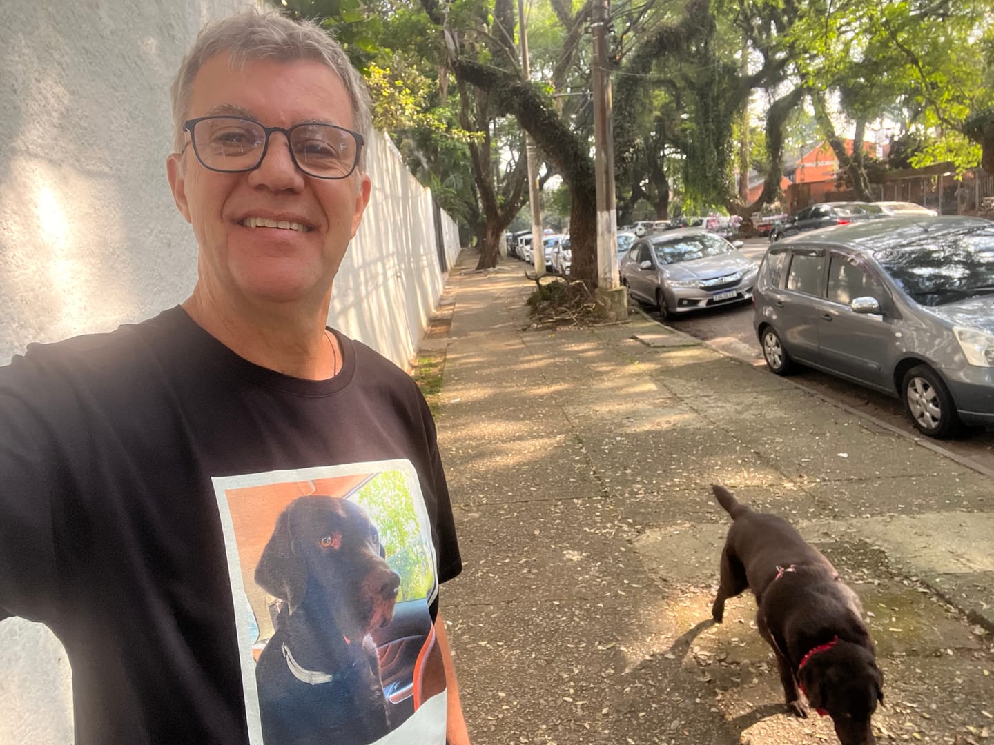 Customer photo review of CAMISETA PERSONALIZADA COM FOTO - POLAROID - 100% Algodão