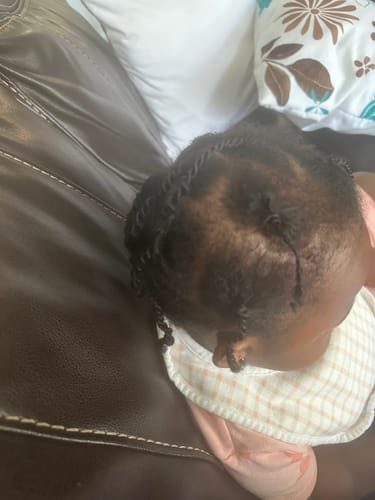 Customer photo review of Moroccan Mint Hair Growth Shampoo & Conditioner Bundles | 8oz and 12oz