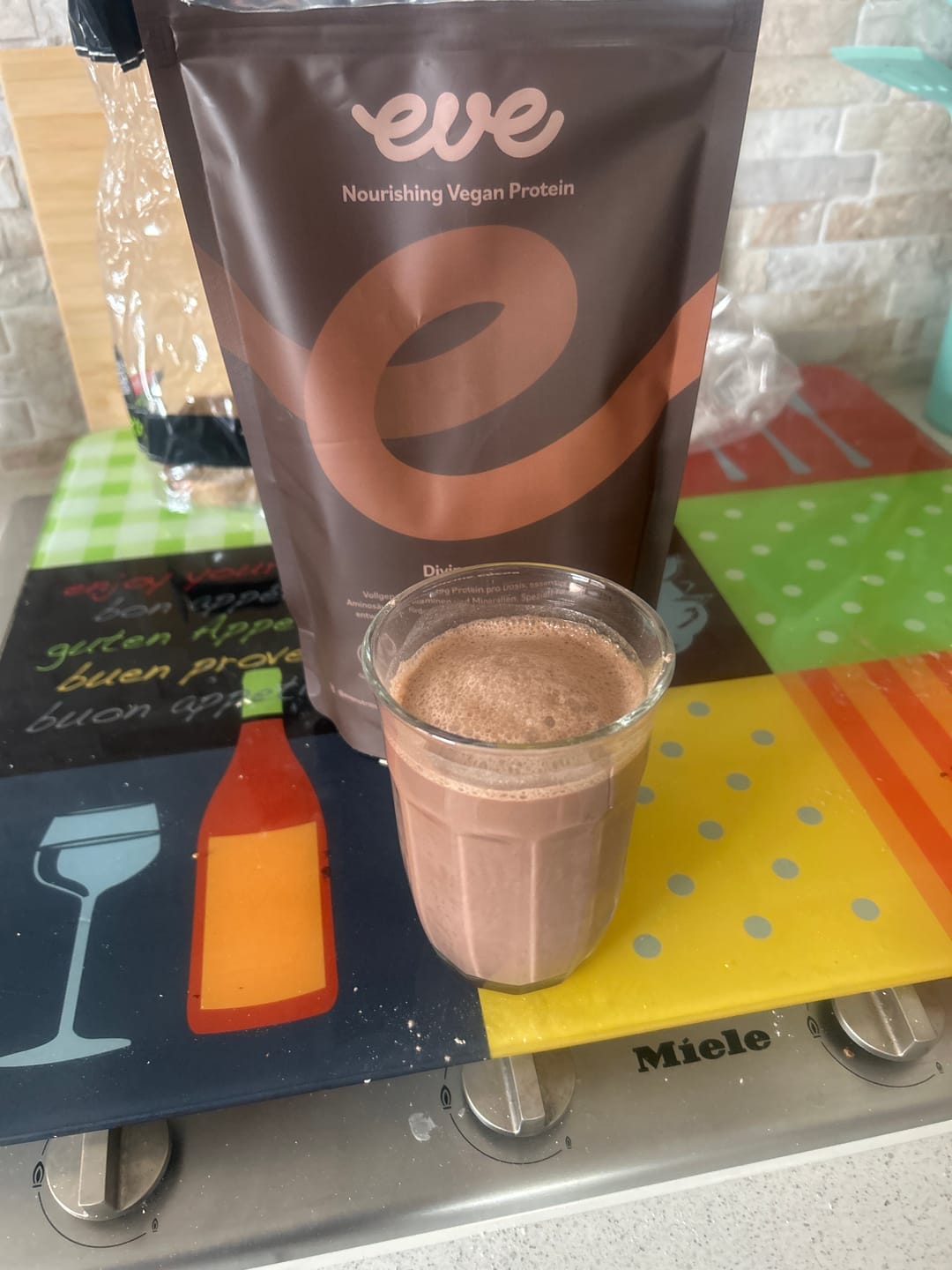 Customer photo review of Divine Cocoa Protein (vegan)