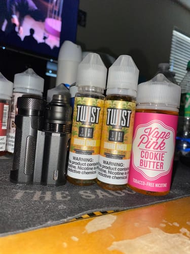 Customer photo review of Banana Amber 2x 60ml (120ml) Vape Juice - Twist E-Liquids