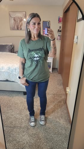 Customer photo review of Monstera Monster T-Shirt