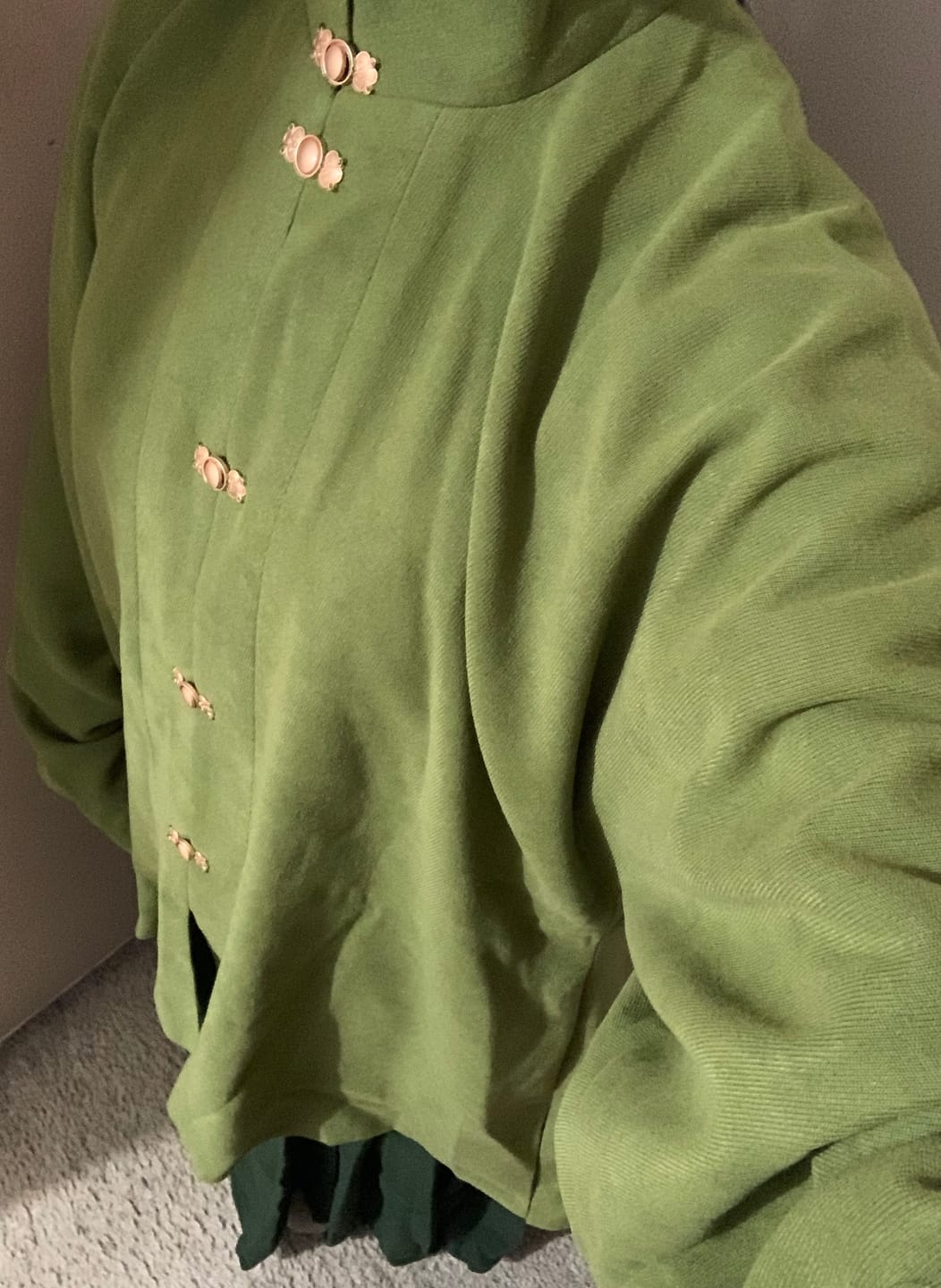 Customer photo review of Sen Lin 森林 Forest Fairy Modernized Ming Dynasty Liling Top & Easy-Wear Mamian Set