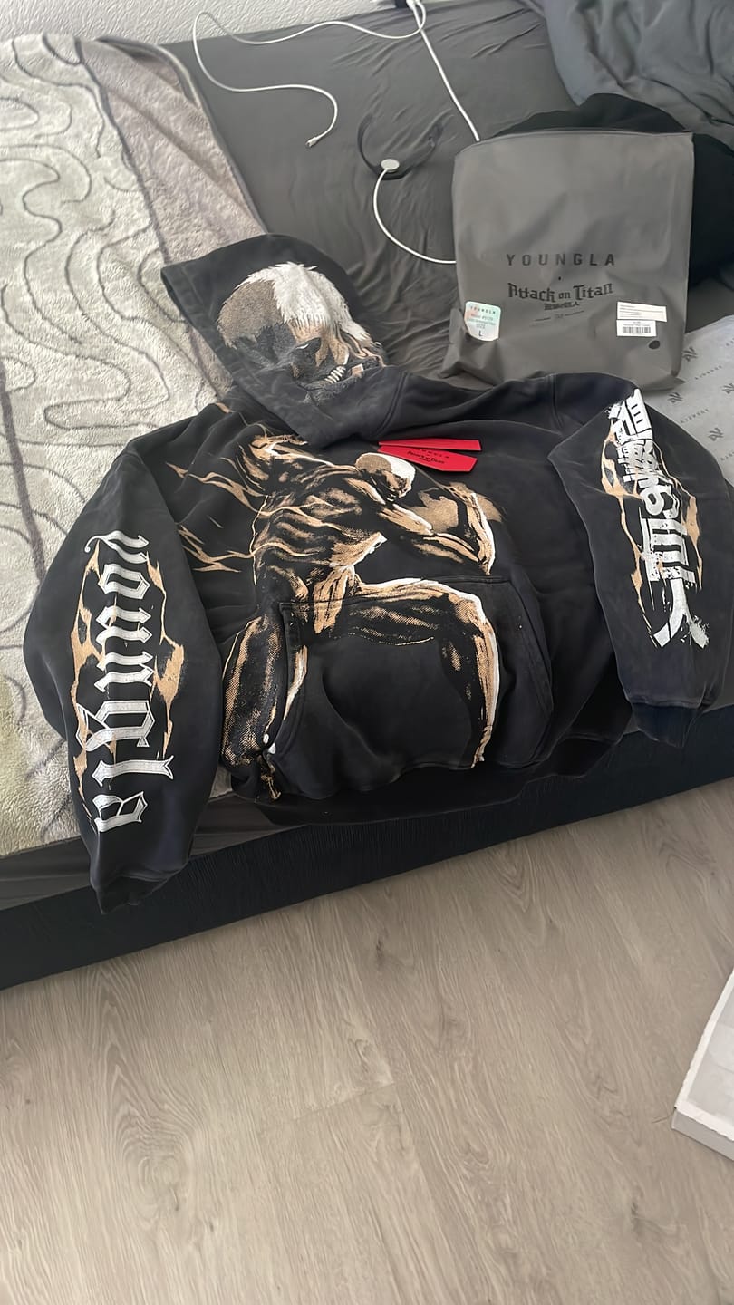 Customer photo review of 5129 - AOT©  x YLA Pullover Hoodies