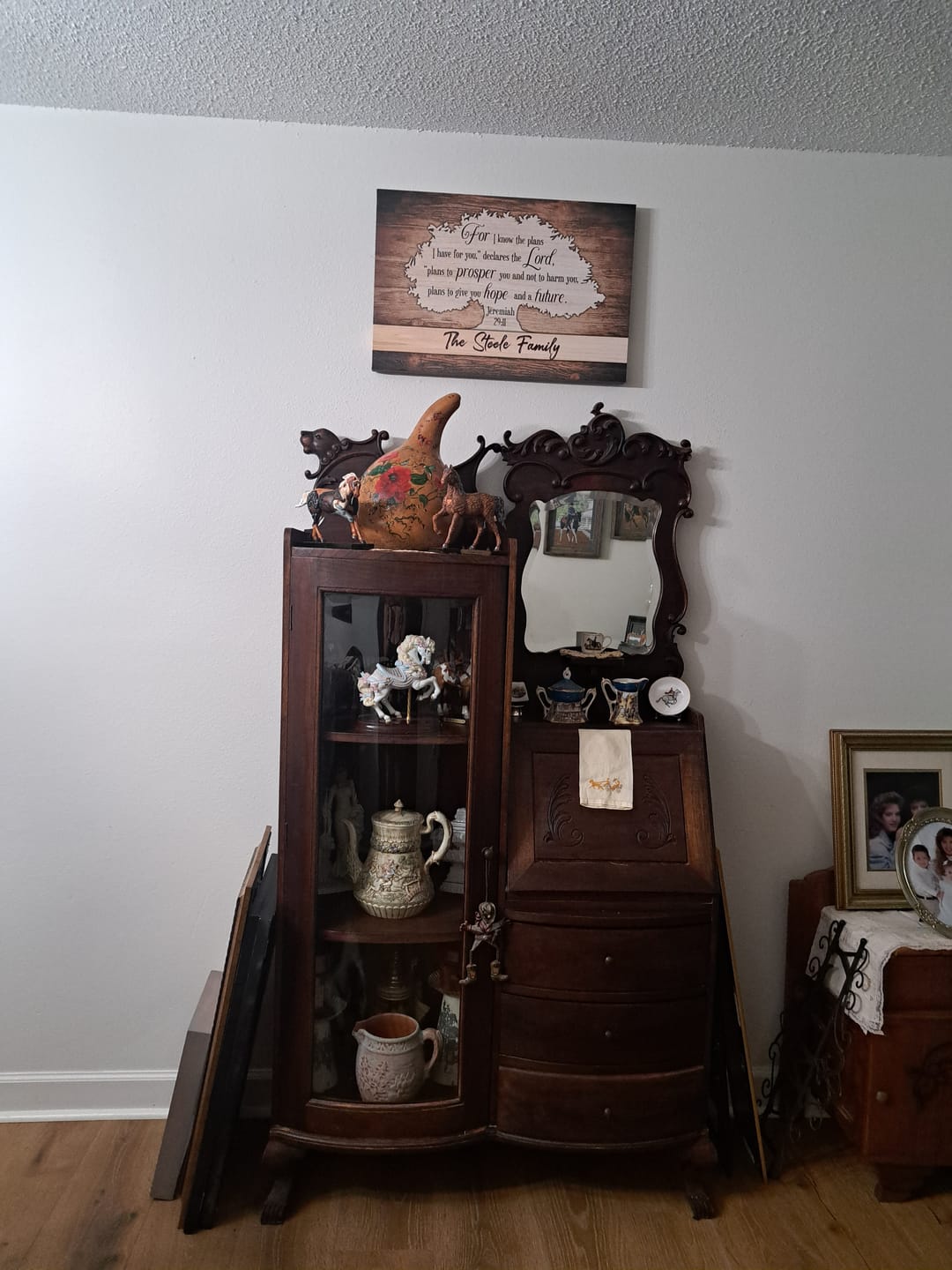 Customer photo review of For I Know The Plans I Have For You Jeremiah 29:11 Wall Art Canvas With Personalized Name