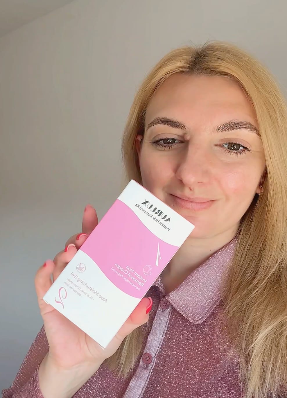 Customer photo review of Instant Hair Removal Kit