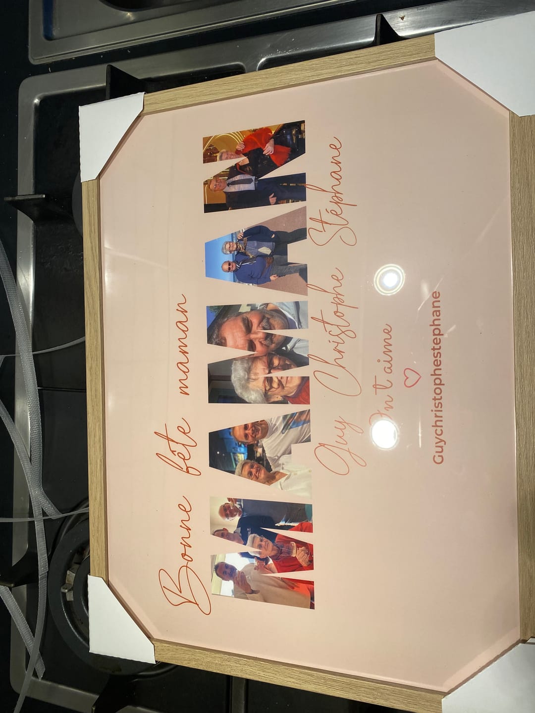 Customer photo review of Bonne fête Maman - Affiche Personnalisée