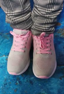 Customer photo review of Ortho Sport Max Zapatillas ortopédicas para el dolor de pies